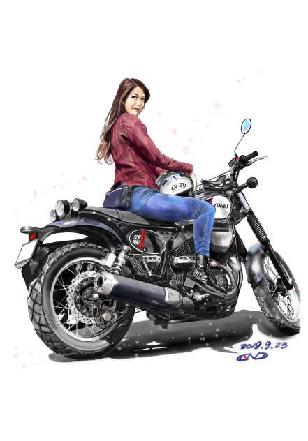 彼女のバイク〜〜SCR950