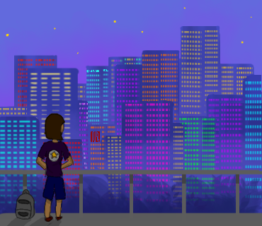 A beautiful view in the city - ibisPaint