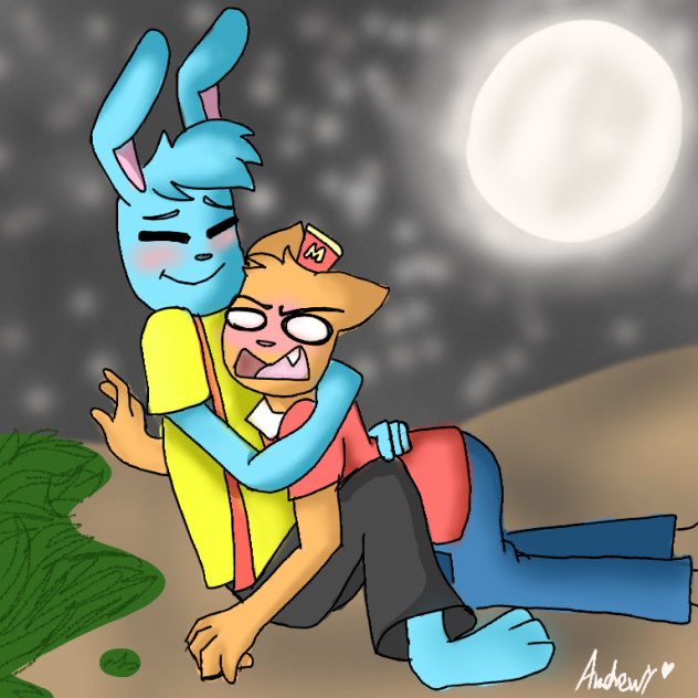 nice cream guy X burger pants - ibisPaint
