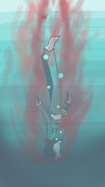 『沈む』