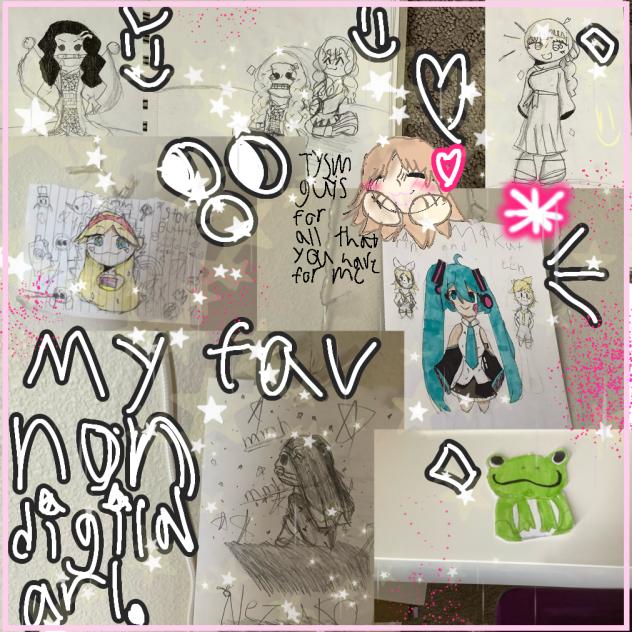 my non digital art