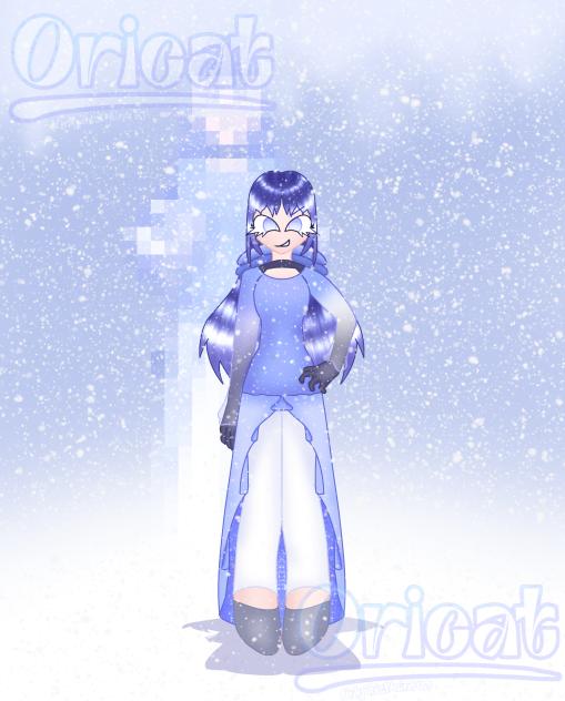 Human ice cube - ibisPaint