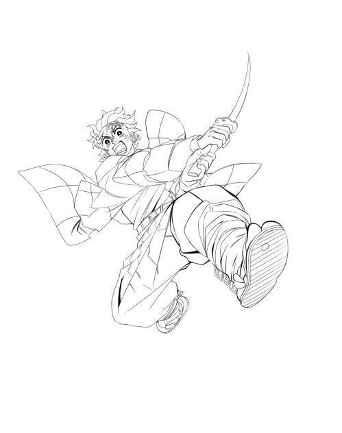 鬼滅の刃-竈門 炭治郎 - ibisPaint