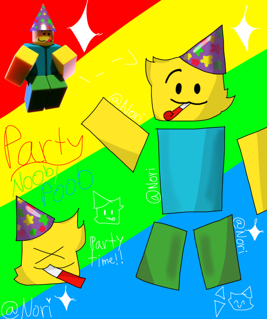 Party Noob!!❤️💛💚💙