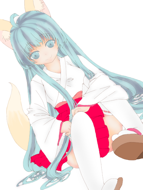 《塗ってみた》狐っ娘