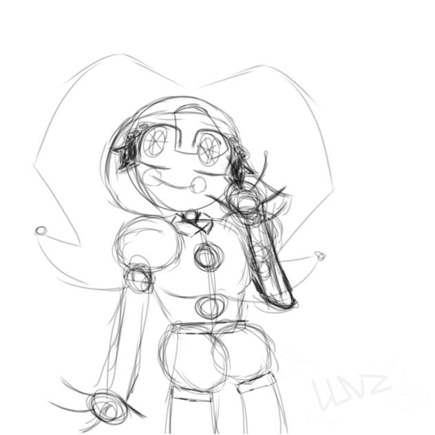 Pom-Pom!!  (Rough Sketch)