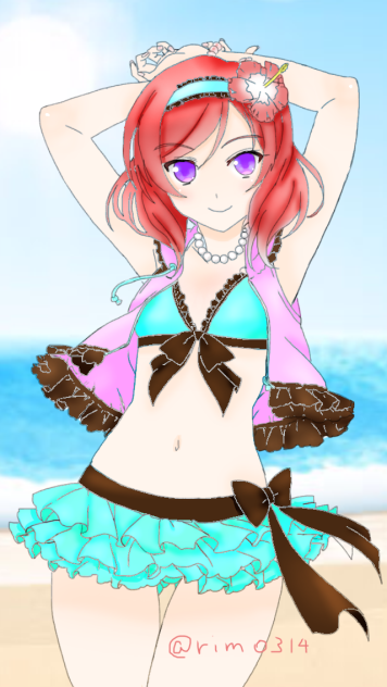真姫ちゃん  塗らせていただきました