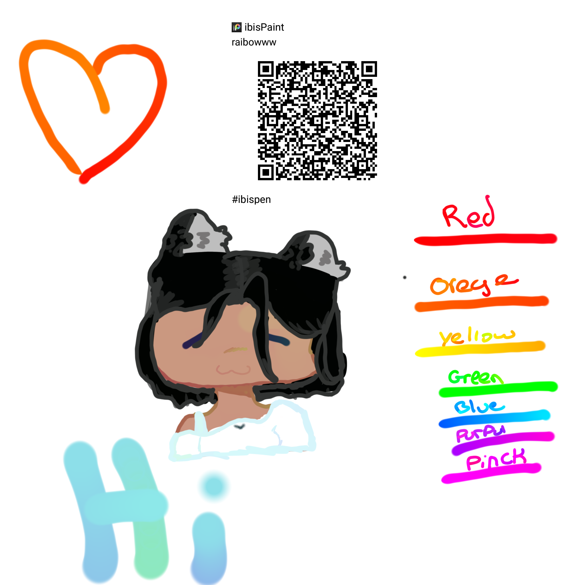 Rainbow =3 - ibisPaint
