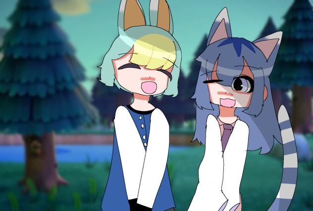 あつ森のブーケとミッチェルを擬人化した！