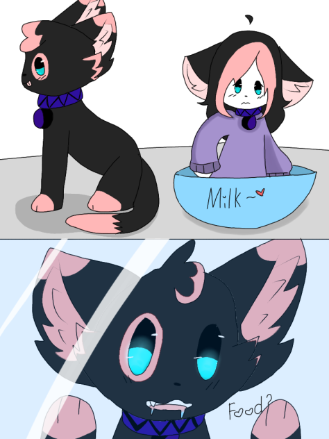 Drawing my oc as a cat ✨✨