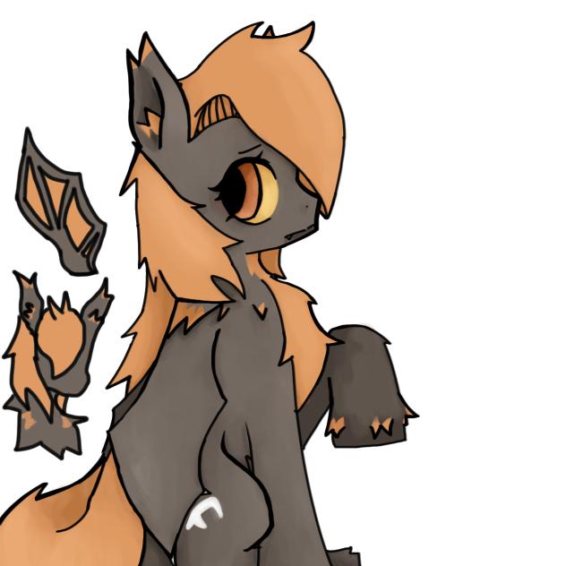Toothy bat