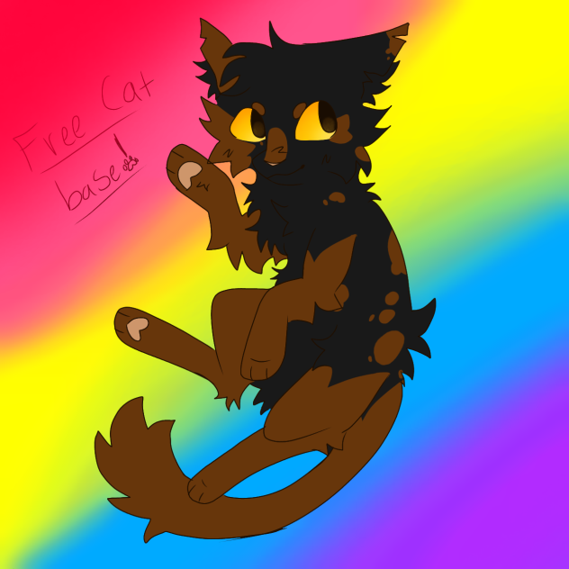 Colored cat base