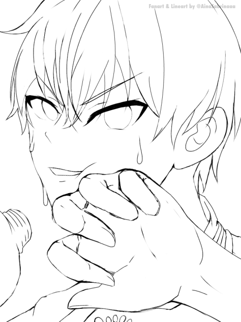 Tobio-chan Lineart For Colouring
