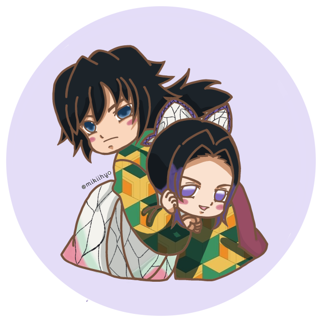 Giyuu & Shinobu chibi FANART