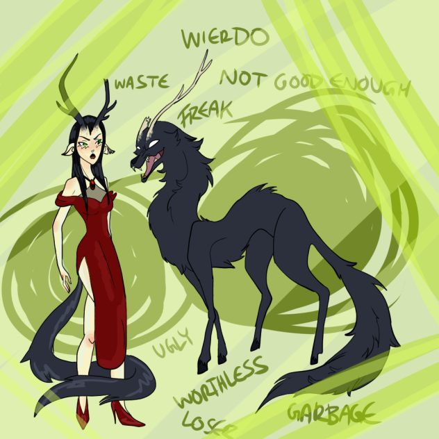 Cain and Sharia doodles
