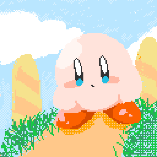 ドット絵カービィ