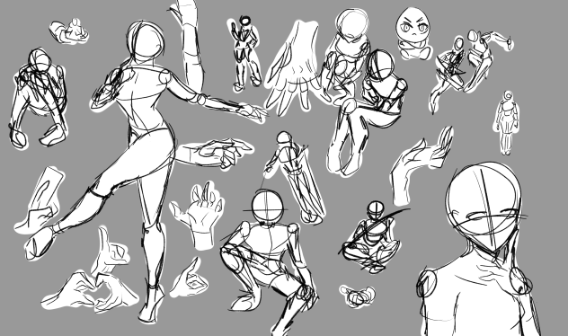 poses