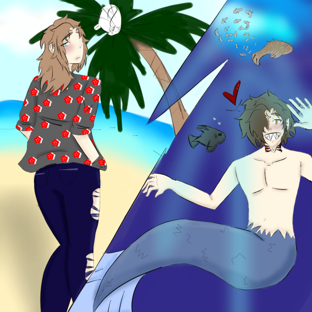 Retired navy seal x merman ✨✨❤️