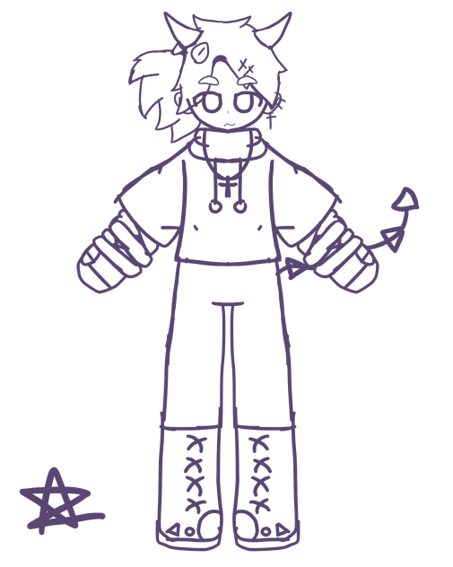 WIP of my main's bf!