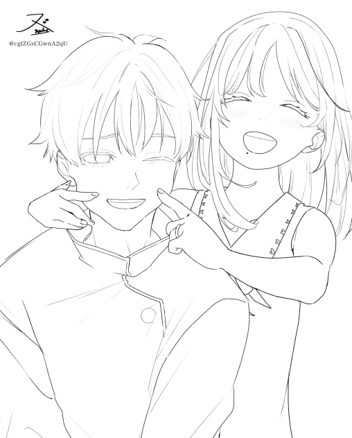 ─ゆうたは笑顔が一番─』 線画 - ibisPaint