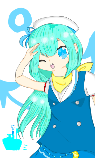 塗った。
