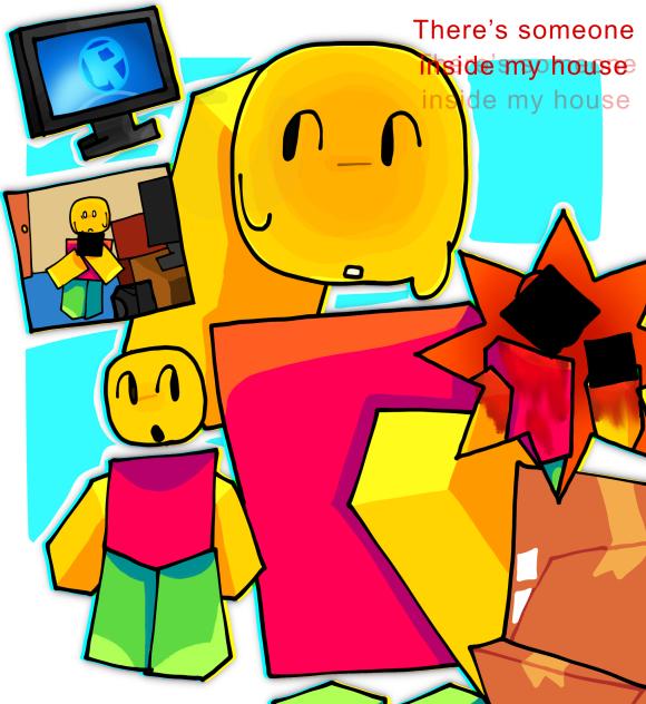 Jim’s Computer Roblox Fanart
