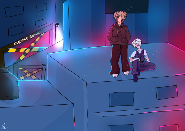 Chris and Norman ~Crime scene~