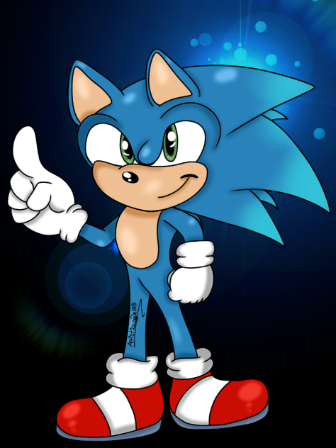 Movie!Sonic The Hedgehog - Speedpaint
