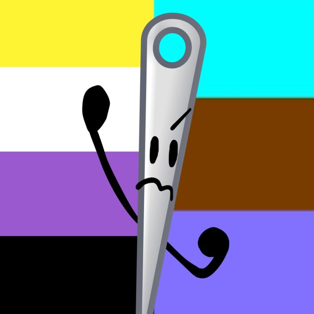 Needle non-binary androsexual icon
