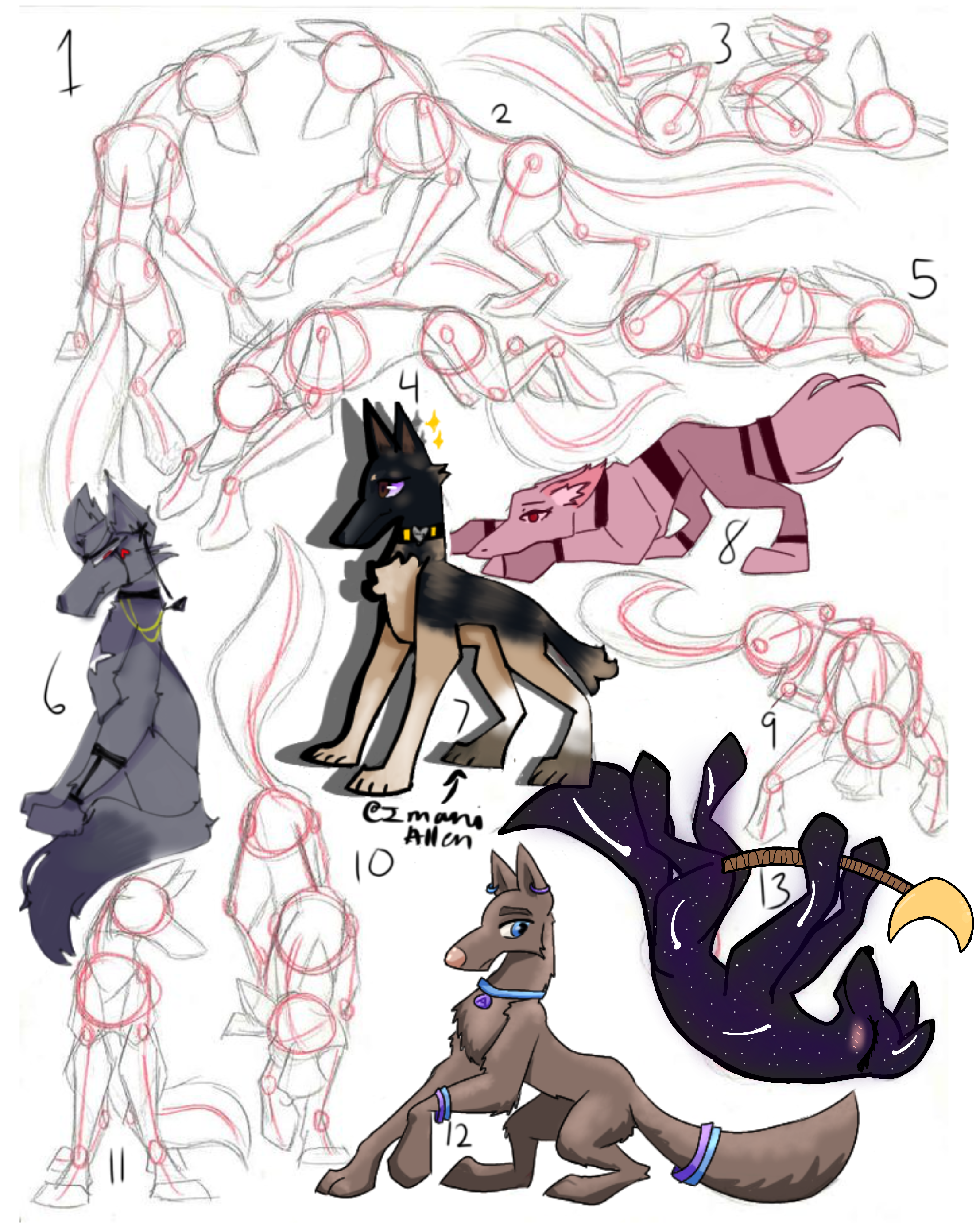 dog collab - ibisPaint