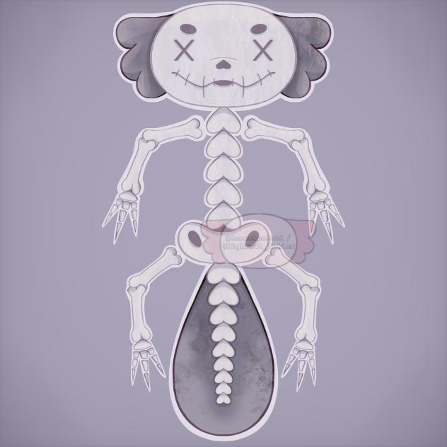 Skeleton Axolotl