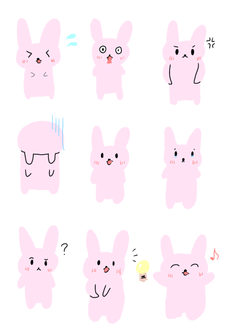 こちぃちゃんの立ち絵