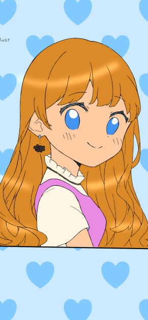 なぽさんの線画，塗らせていただきました！