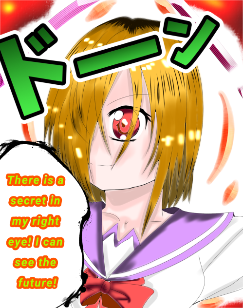 In my right eye