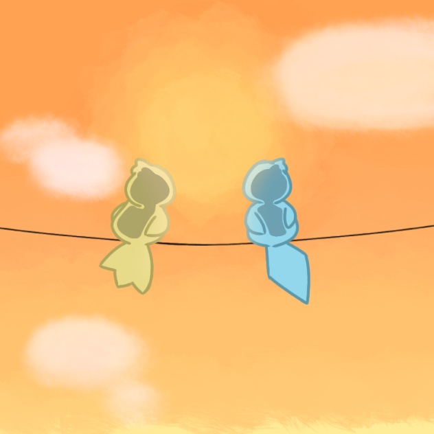 Two Birds on a Wire🕊🕊