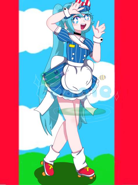 Mezmerizer Miku 🩵❤️🤍