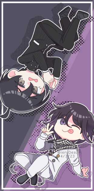 Kokichi and Shuichi