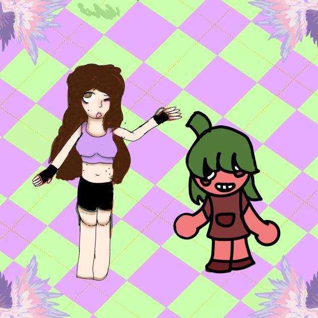 Chili and her handler