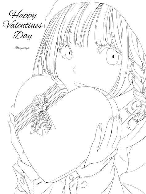 ★Happy Valentines Day ~2021~★(線画)