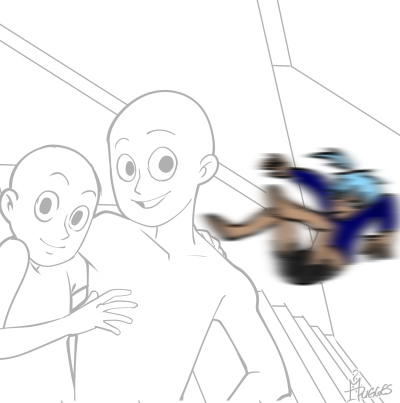 I fell down the stairs