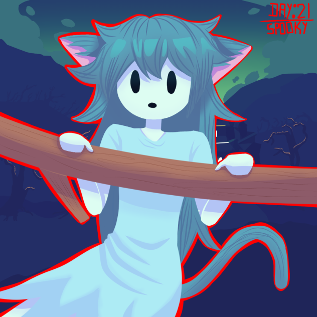 Spooky cat