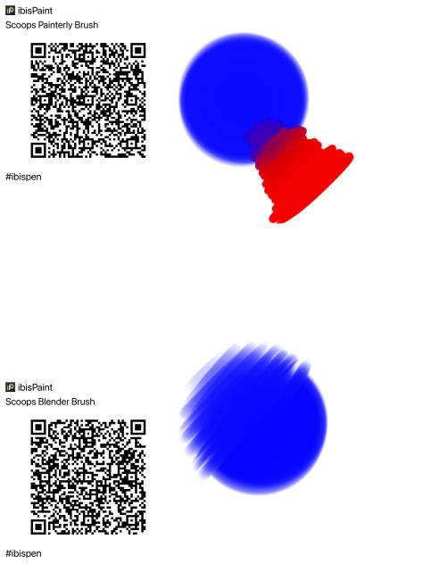 Scoops Blending and Blender Brush Set