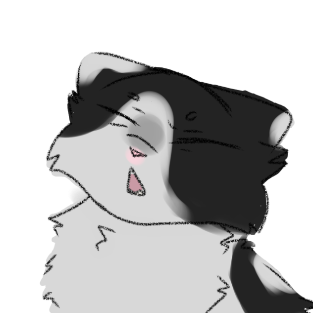 My RL kitten sneezing - ibisPaint
