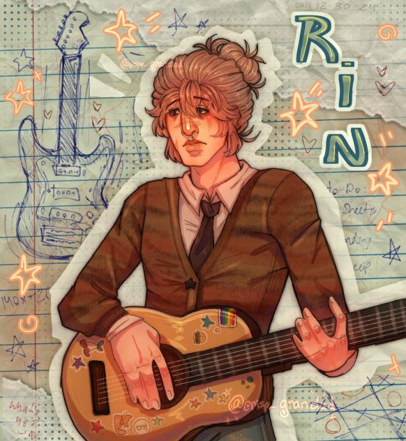 °  .• 🎸 📓 •. °