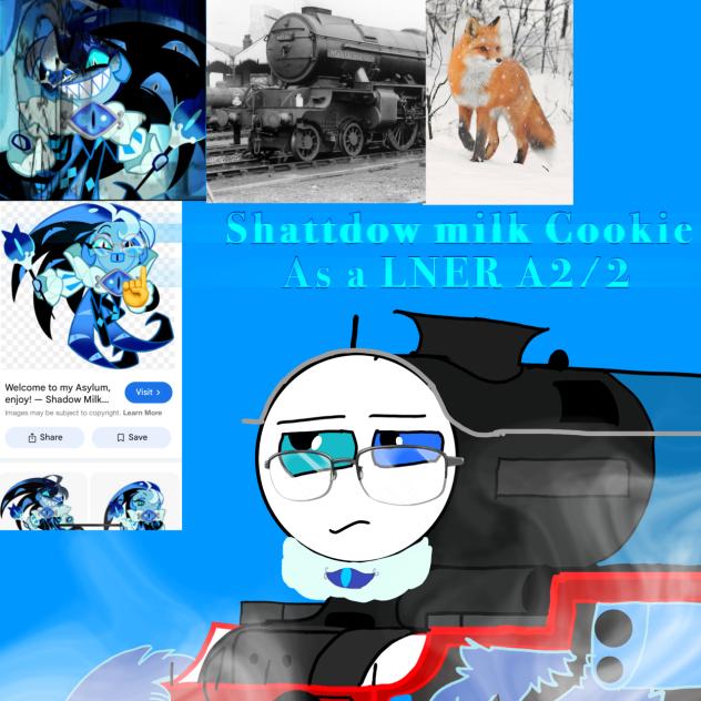 Shadow milk cookies as a LNER A2 ⭐️