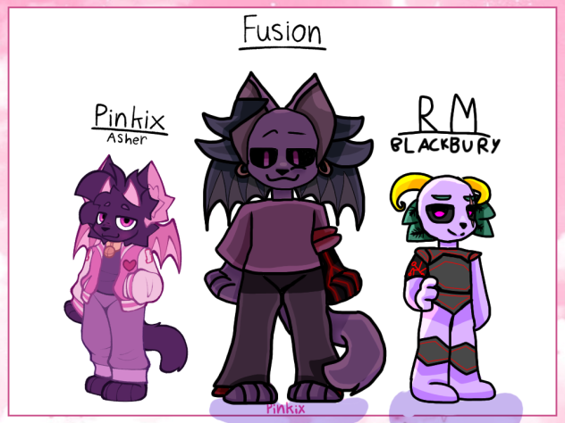 Fusion with my physical form OC!