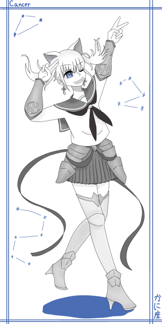 うちの子12星座　ゆきちゃん蟹座
