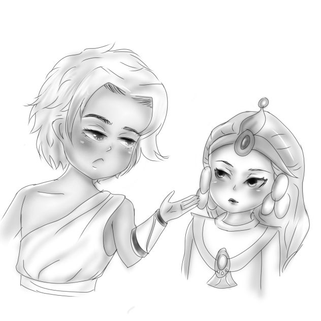The princess and the poor boy - ibisPaint