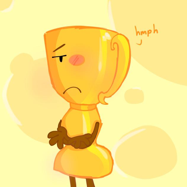 i love u trophy