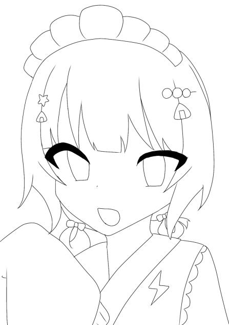もかち。線画